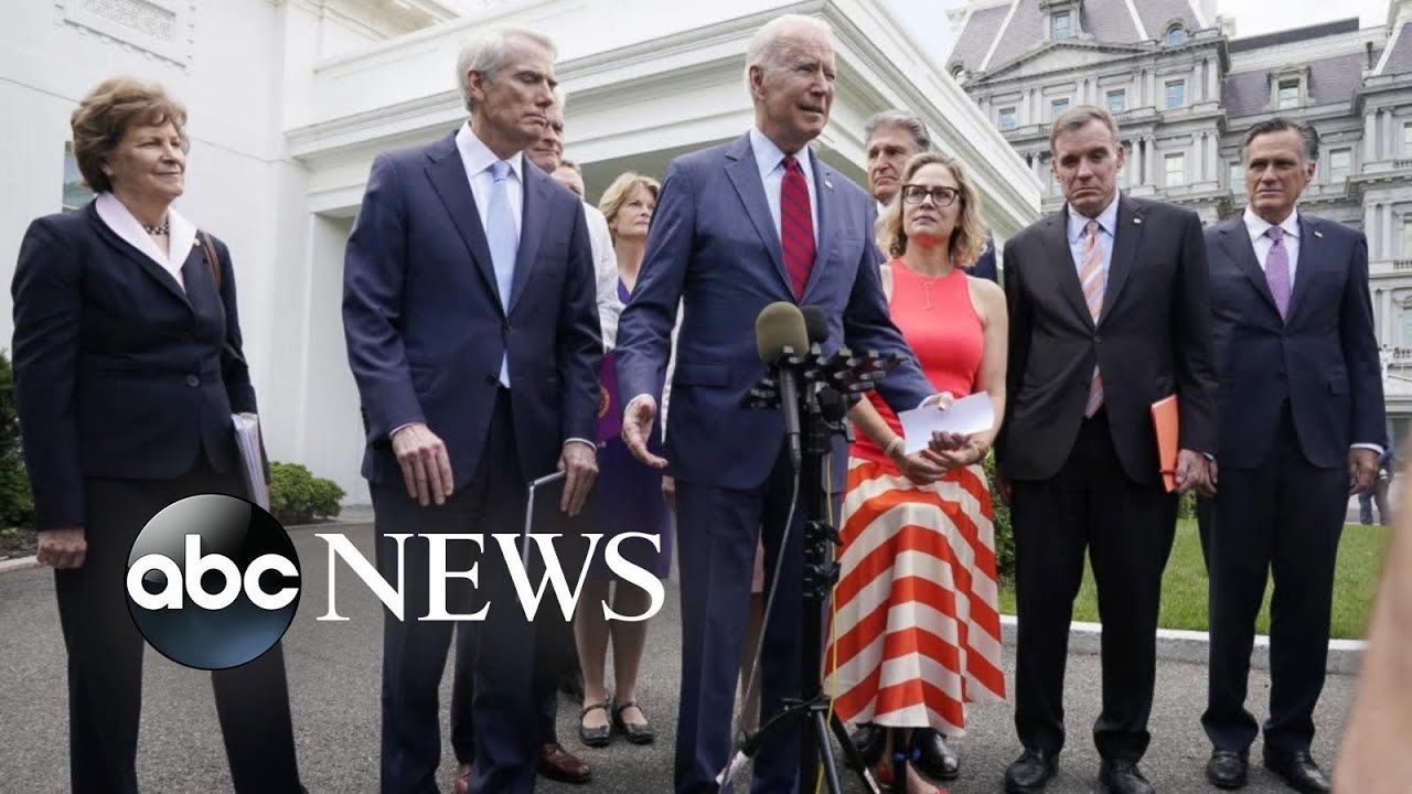 Biden, bipartisan group of senators reach deal on infrastructure bill