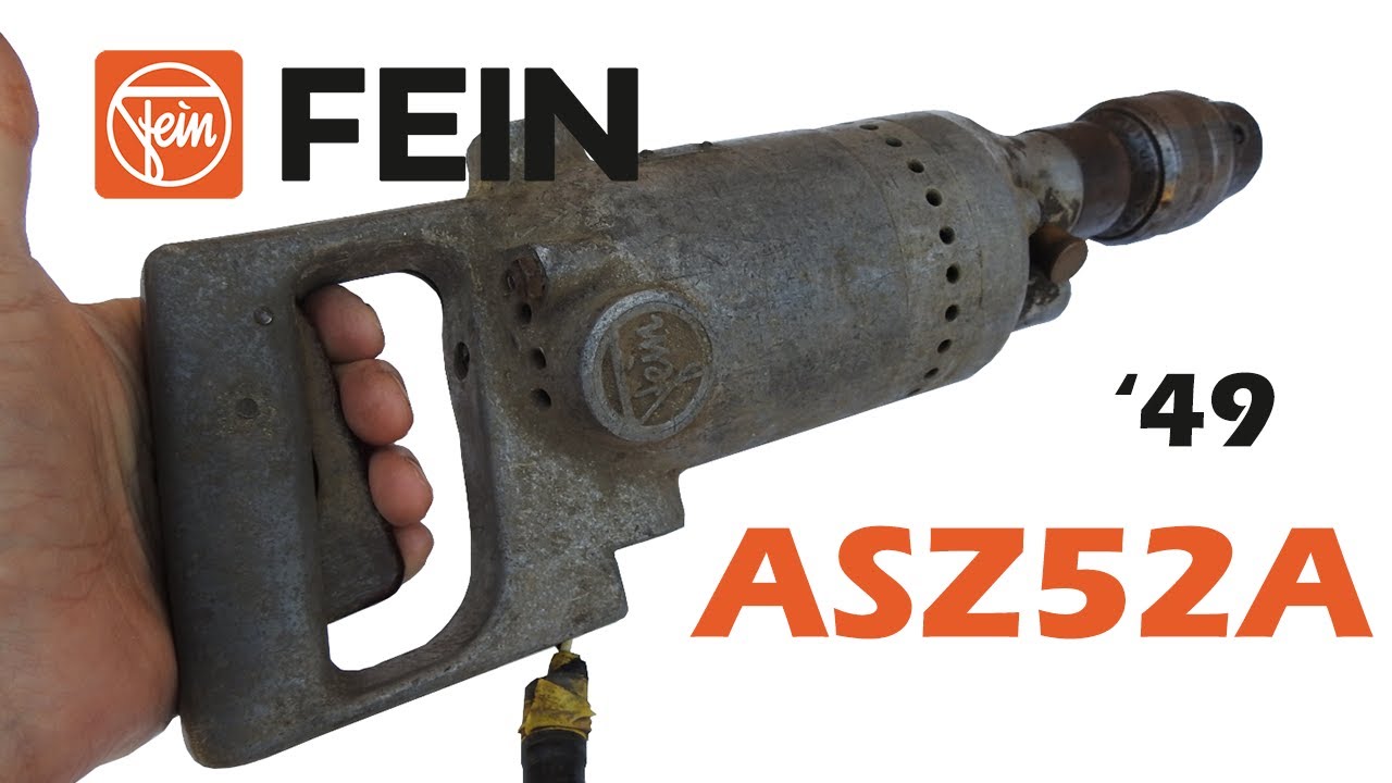 Restauración Taladro Antiguo Fein ASZ52A Alemán | Año 1949 | #fein #feintools #vintagedrill