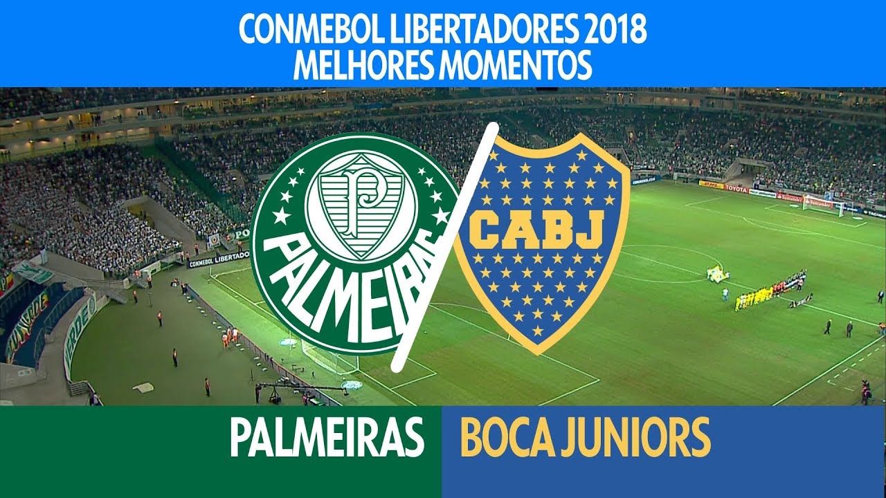 Melhores Momentos - Palmeiras 1 x 1 Boca Juniors - Libertadores - 11/04/2018