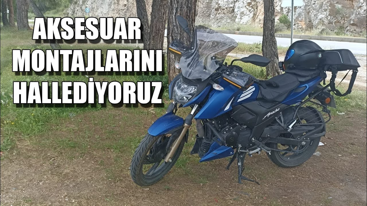 MOTORUMUZU UZUN YOLA UYGUN HALE GETİRİYORUZ - TVS APACHE RTR 200