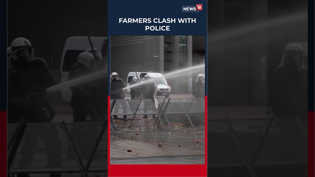 Tensions Rise in Brussels as Farmers Hurl Smoke Bombs at Police During EU Leaders&rsquo; Meet | N18S
