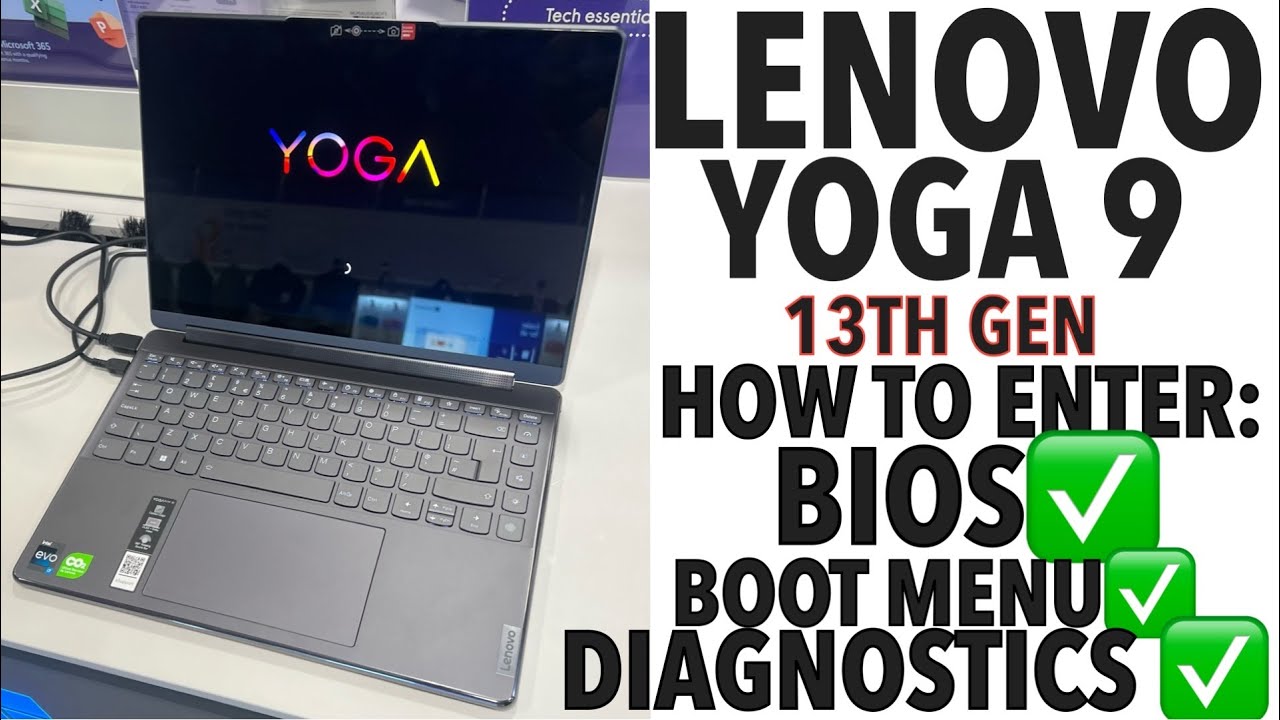 LENOVO YOGA 9 14IRP8 — как войти в BIOS, меню загрузки и диагностику UEFI