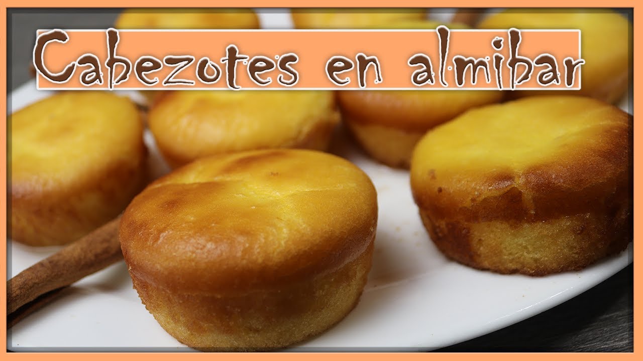 Receta de cabezotes o capuchinos cubanos.
