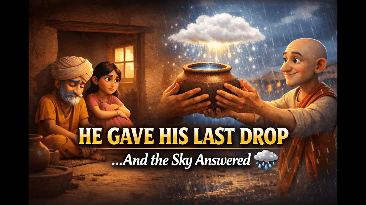 He Had Only One Pot of Water & He Gave It Away | Emotional | Moral | Ancient India​ | Animated Story