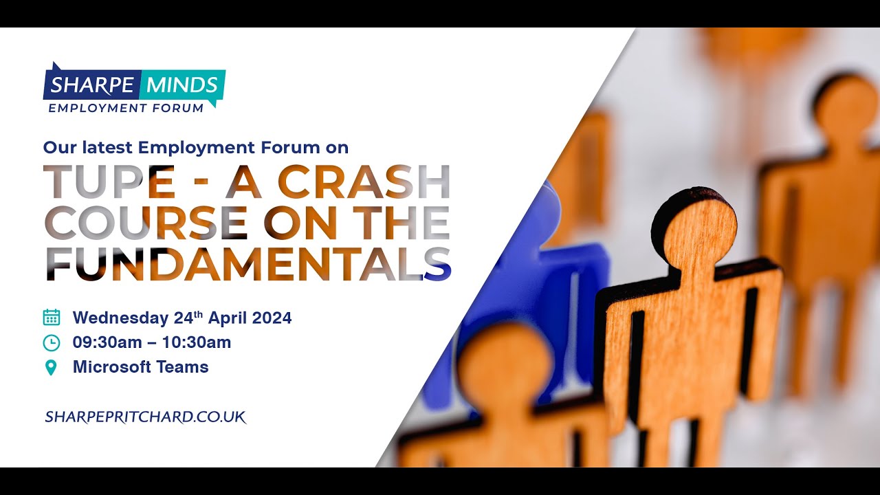 TUPE - crash course on the fundamentals