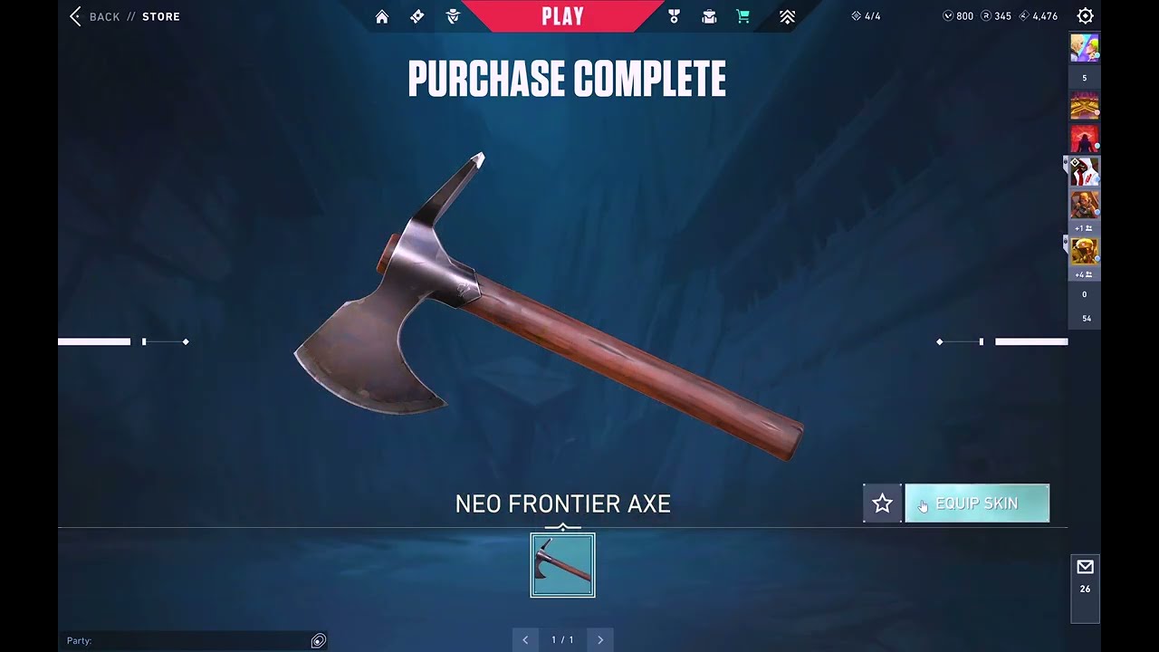 I bought the neo frontier AXE is it good?(all colors)!!!! #valorant #neofrontier #axe #knifeskills