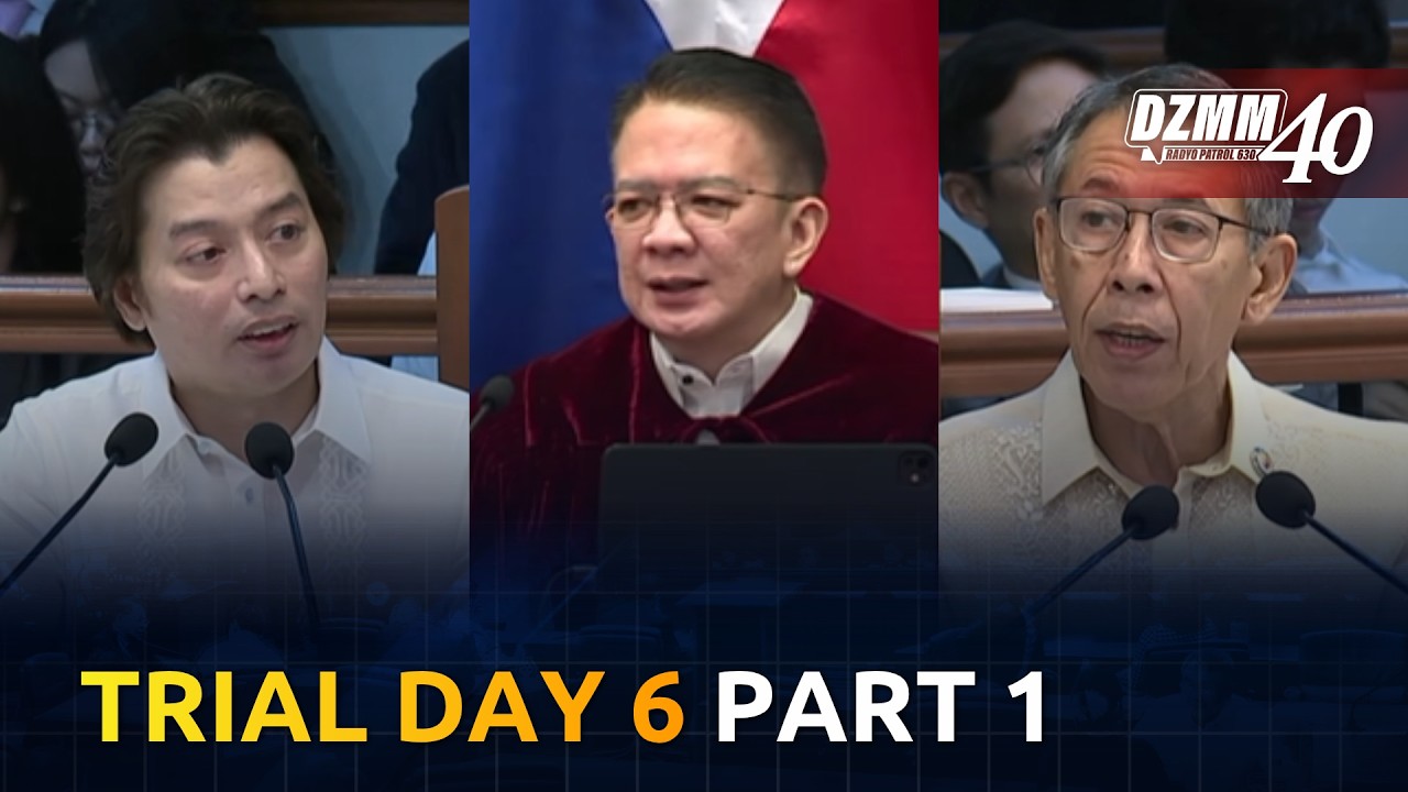 WATCH: VP Sara Duterte Impeachment Trial Day 6 Part 1 | (15 July 2026)