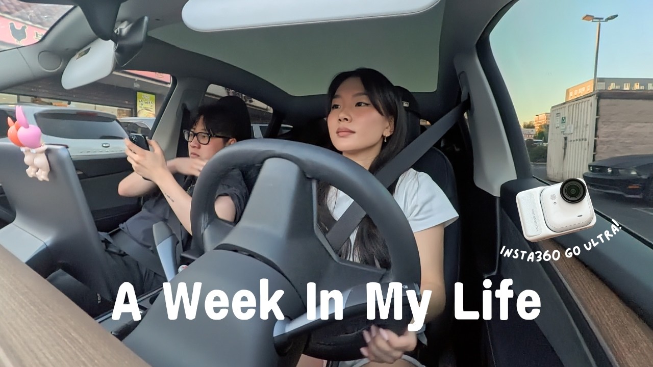 week in my life │ what i've been up to lately, self-care nights, how i film my vlogs!