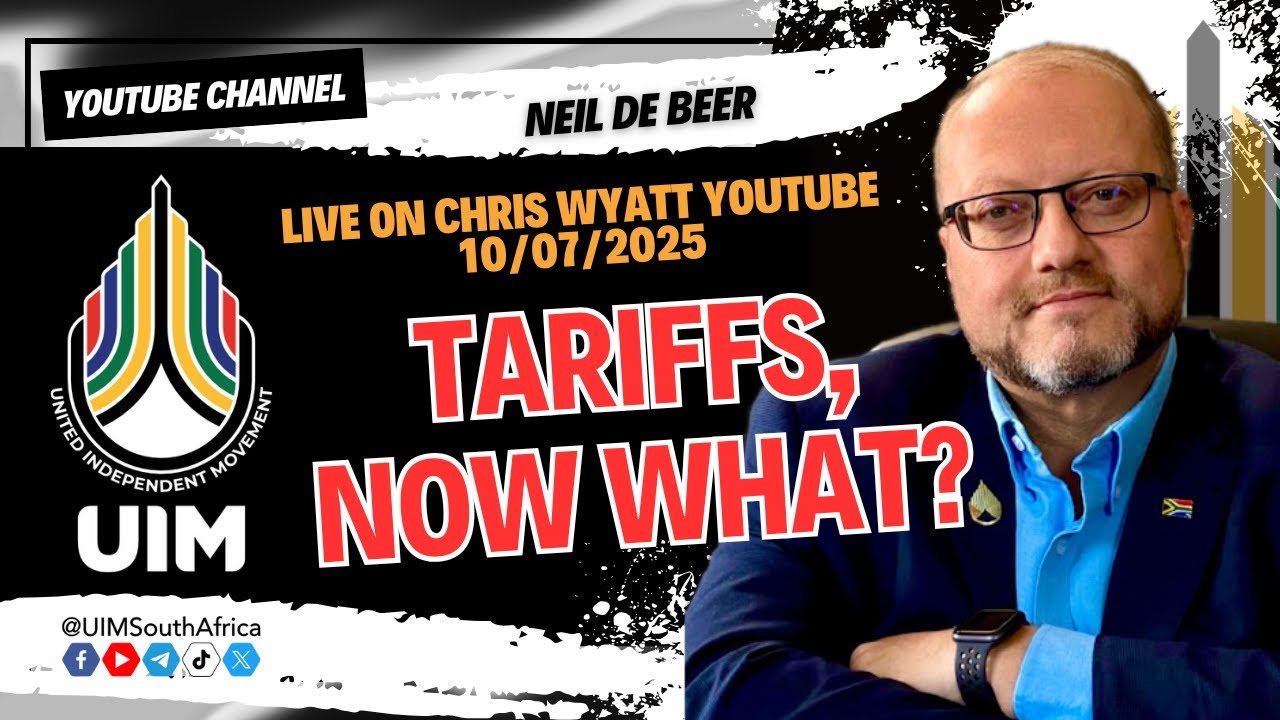 #UIM President Neil de Beer live on ⁣@ColonelChrisWyatt's channel: Tariffs, NOW What?