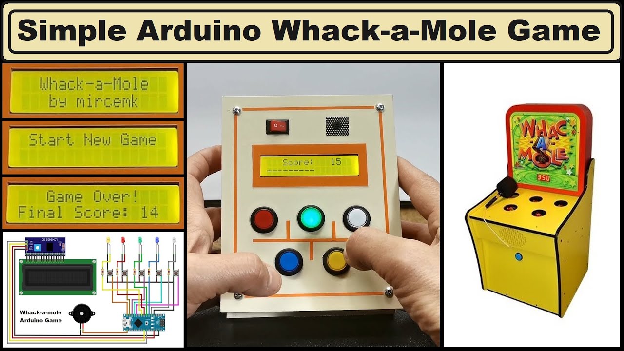 DIY Simple  Arduino Whack a Mole Game