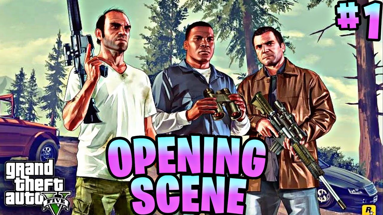 GTA 5 Story Mode Intro - Grand Theft Auto 5 Story Mode Opening Scene