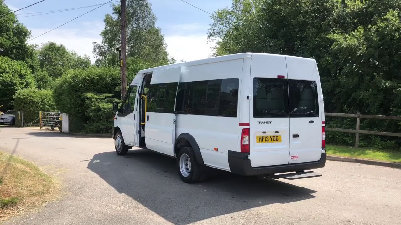 Red kite transit minibus