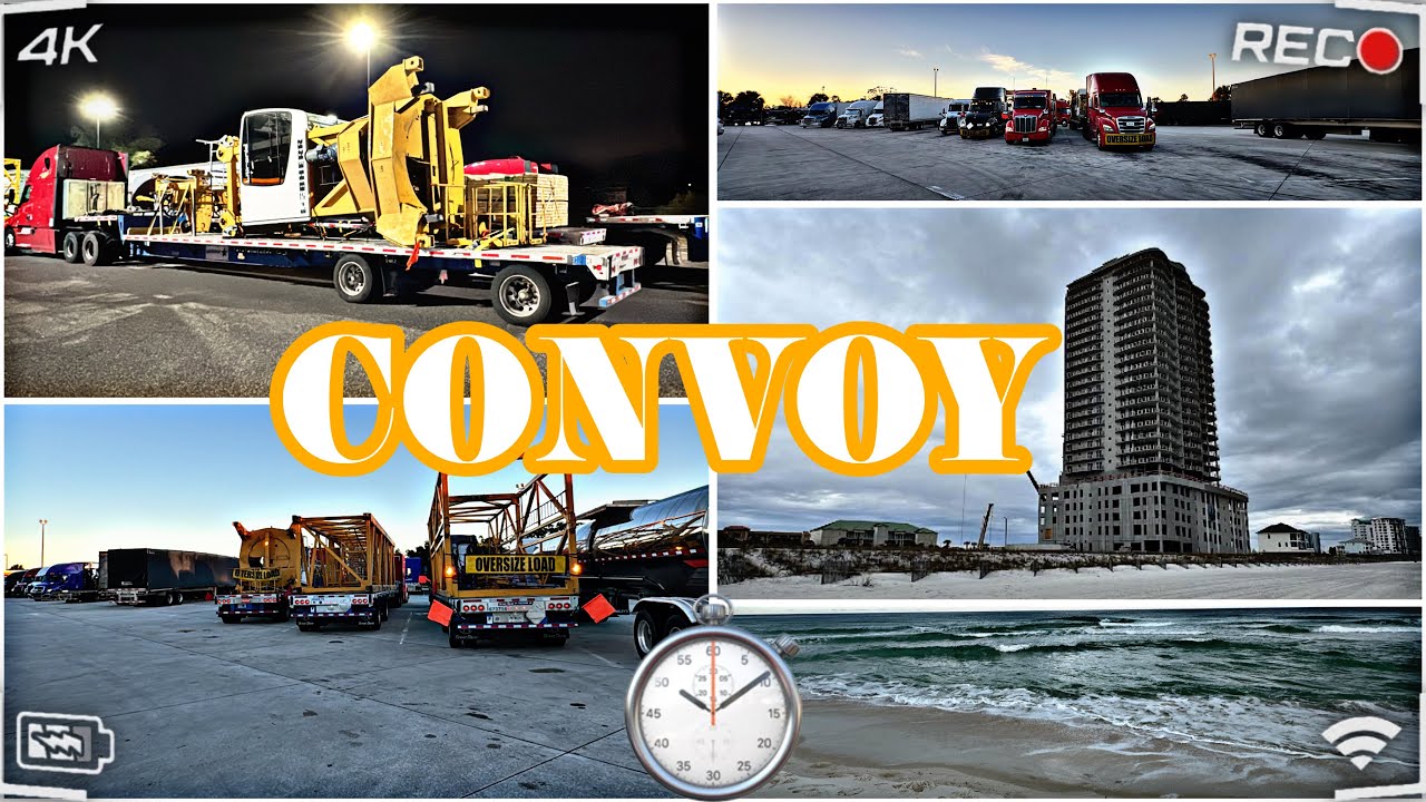 OVERSIZED CRANE PARTS CONVOY WITH HOMIES | (AL)-(FL) | LANDSTAR OWNER OP 