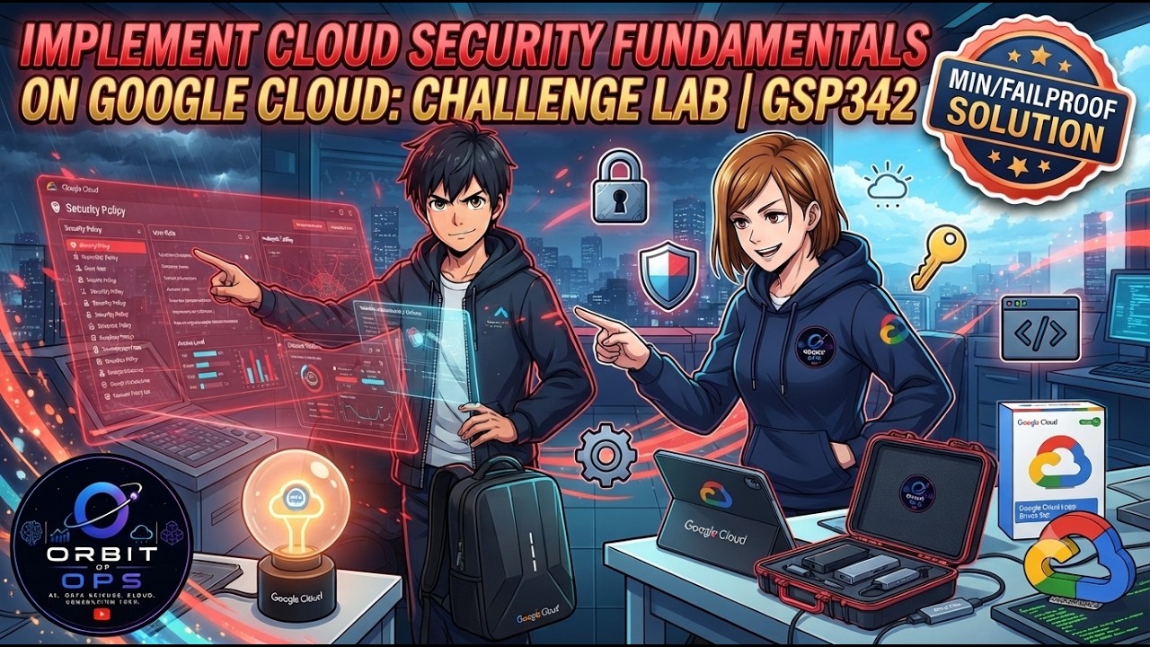 GSP342 | Implement Cloud Security Fundamentals on Google Cloud Challenge Lab |   #GSP342