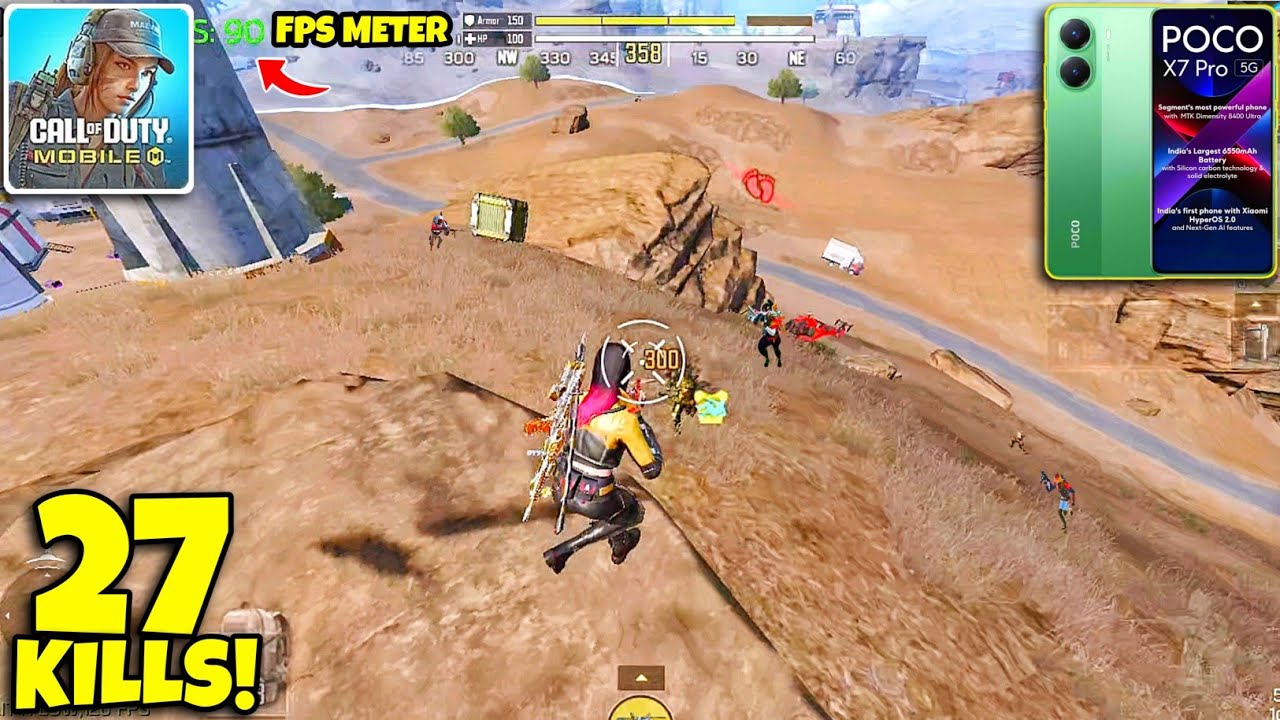 POCO X7 PRO CODM TEST 😍 POCO X7 PRO CODM GAMEPLAY