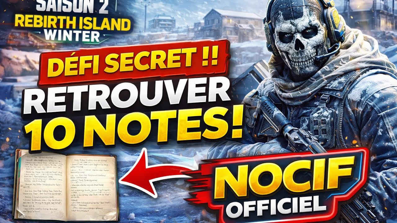 🔥 DÉFI SECRET WARZONE SAISON 2 : Les 10 NOTES sur Rebirth Island Winter !