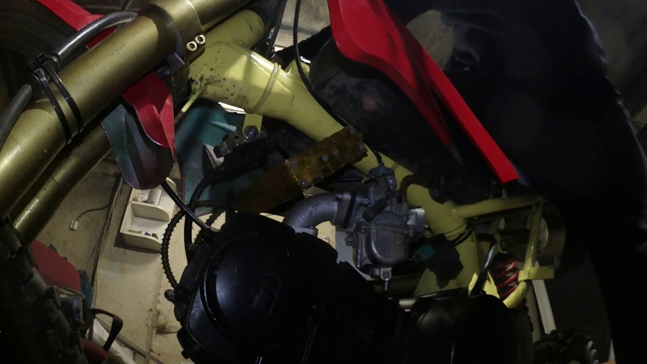 Dirtbike 140 (seřizování karburátoru)