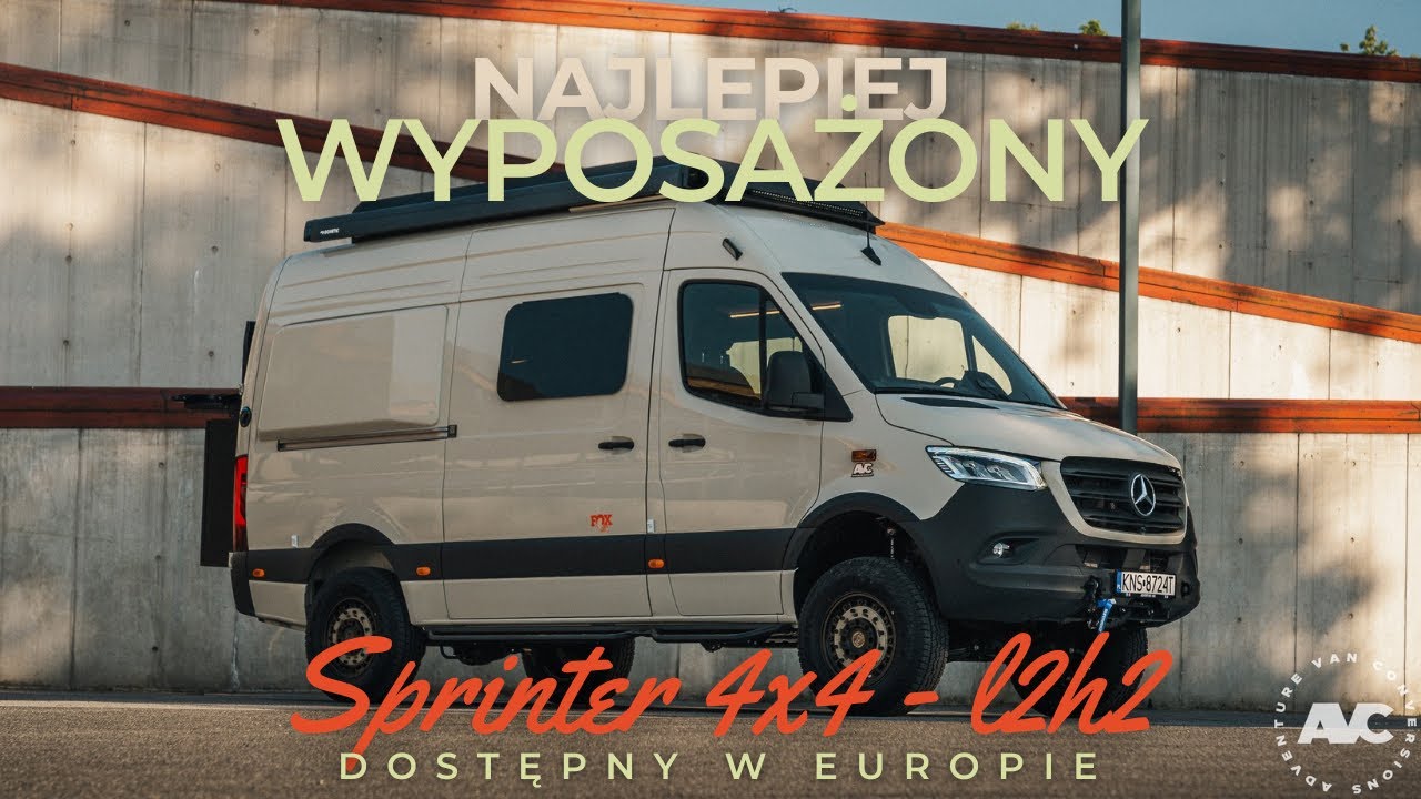 NOMAD | Najlepiej Wyposażony Campervan Na Bazie Sprintera 4x4 L2H2 W Europie