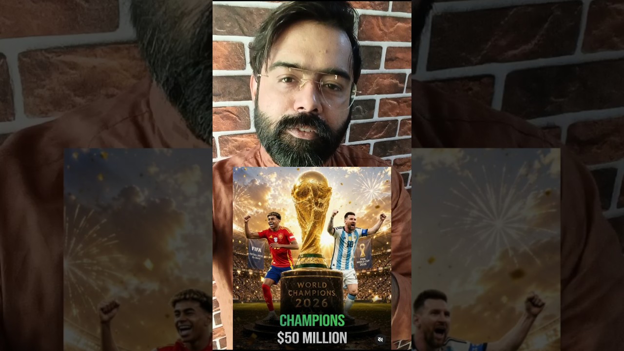 FIFA World Cup 2026 Prize Money 💰🏆 Argentina Vs Spain Final Match 🔥⚽ #lionelmessi #fifaworldcup2026