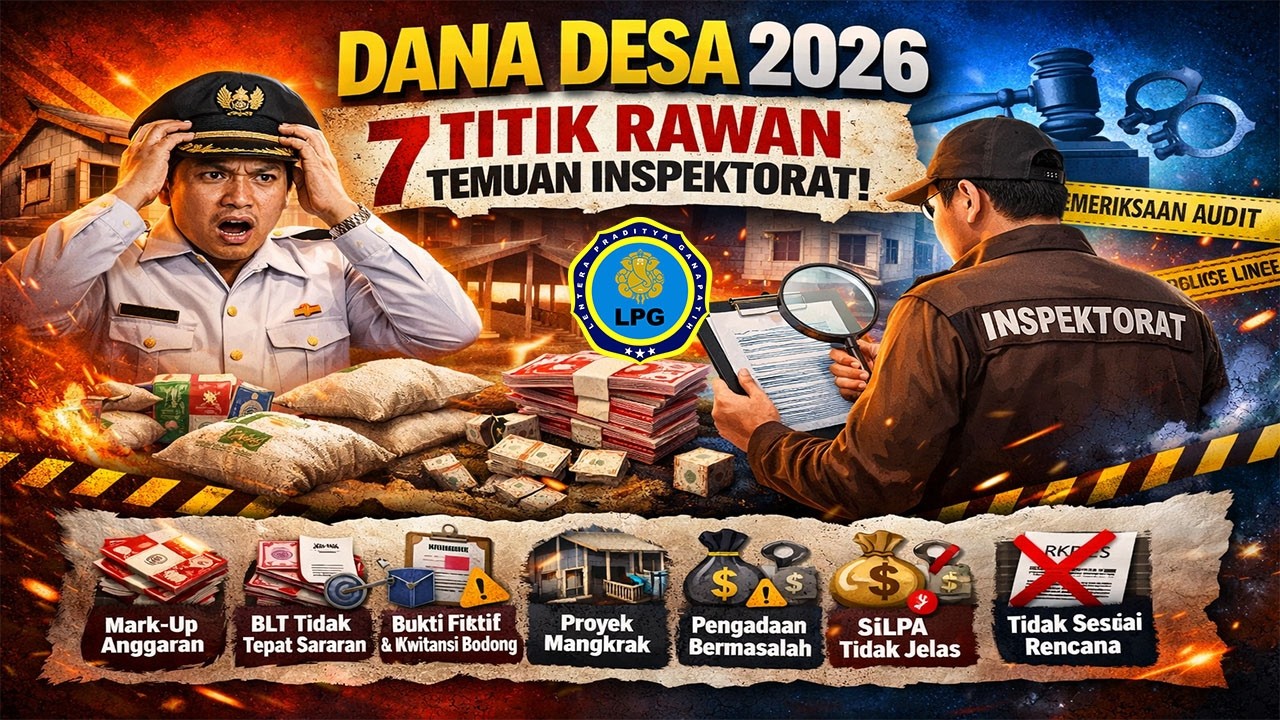 Dana Desa 2026: 7 Titik Rawan Temuan Inspektorat yang Wajib Diwaspadai Kepala Desa