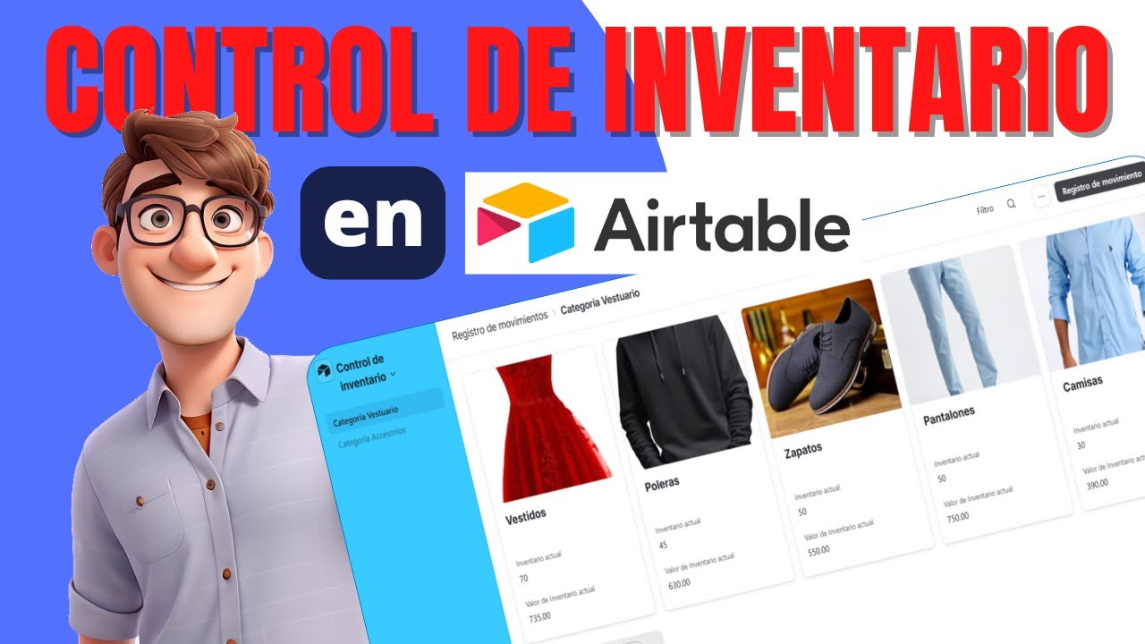 Crea una aplicación fácil, simple y rápido para Control de Inventario con Airtable