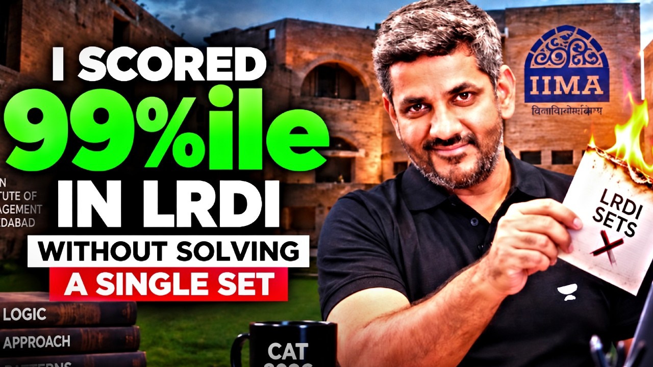 How I Scored 99 Percentile in CAT LRDI Without Solving a Single Set! 🤯