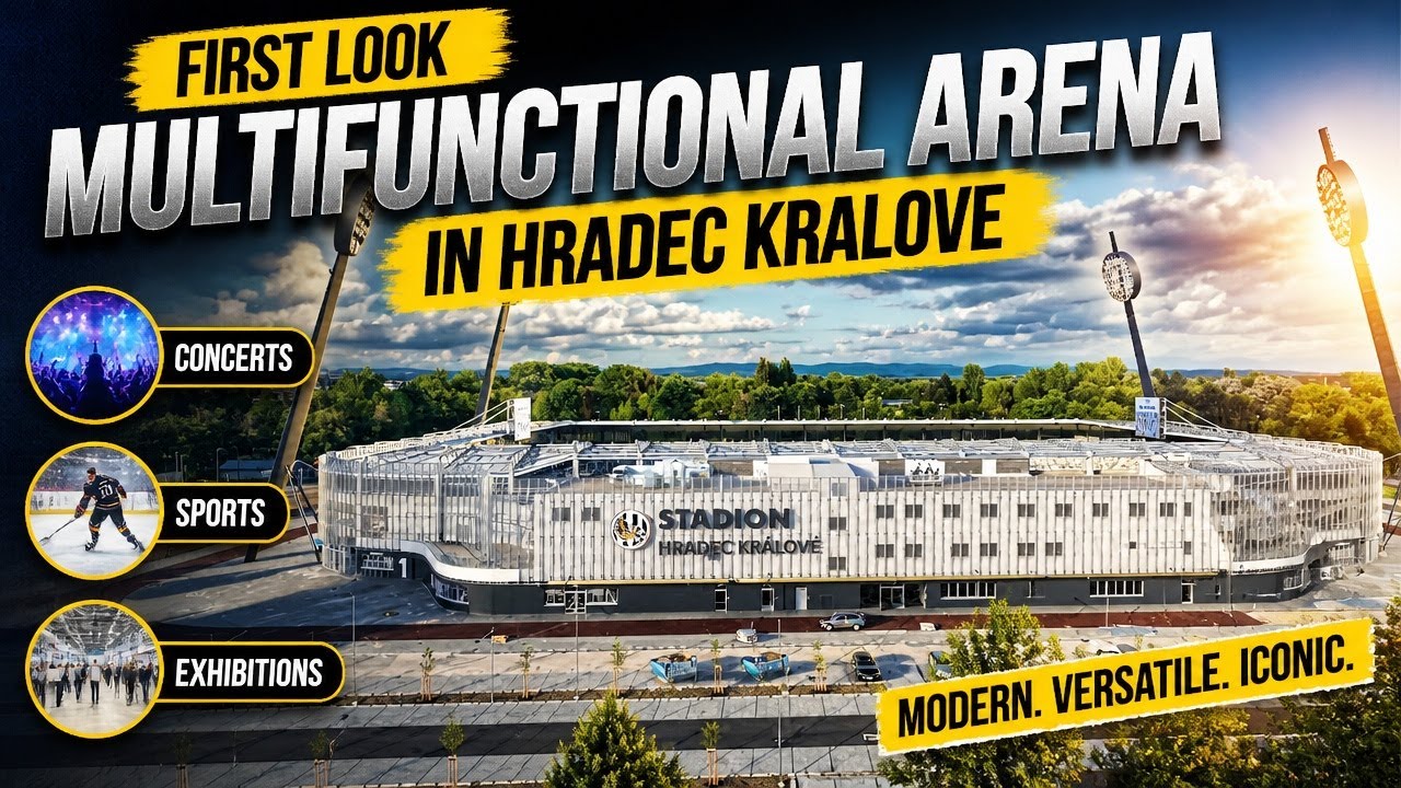 First Look Multifunctional Arena In Hradec Kralove