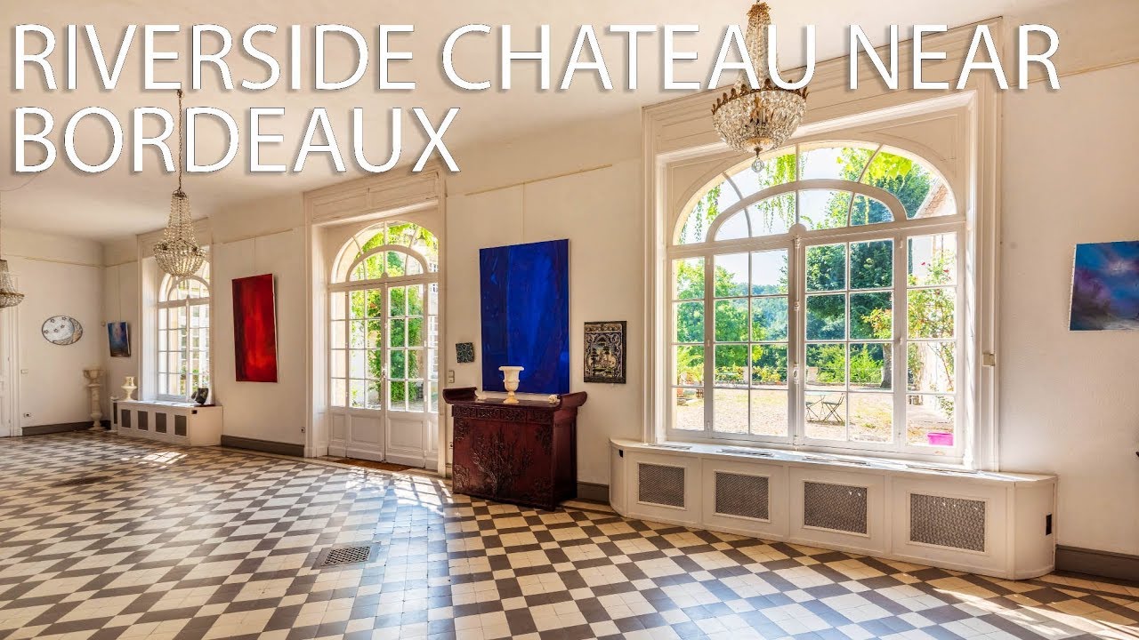 SOLD - Riverside chateau for sale set between Bordeaux and St Emilion - ref : 91567MK24