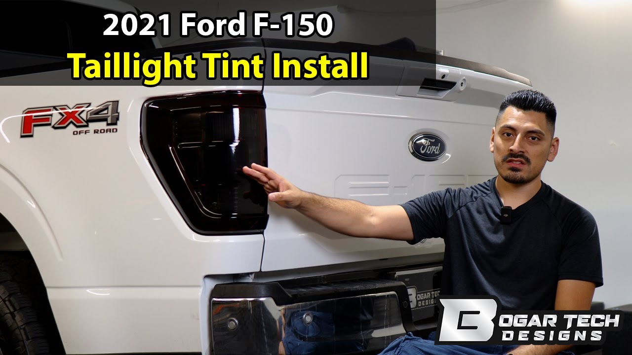 Ford F-150 2021-2024 Taillight Tint Installation
