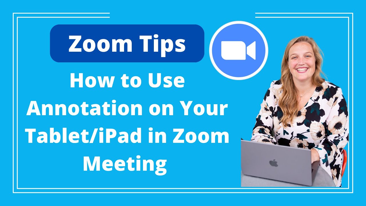 Zoom Tips: How to Use Annotation on Your Tablet/iPad in Zoom Meeting (Annotation Pt 2)