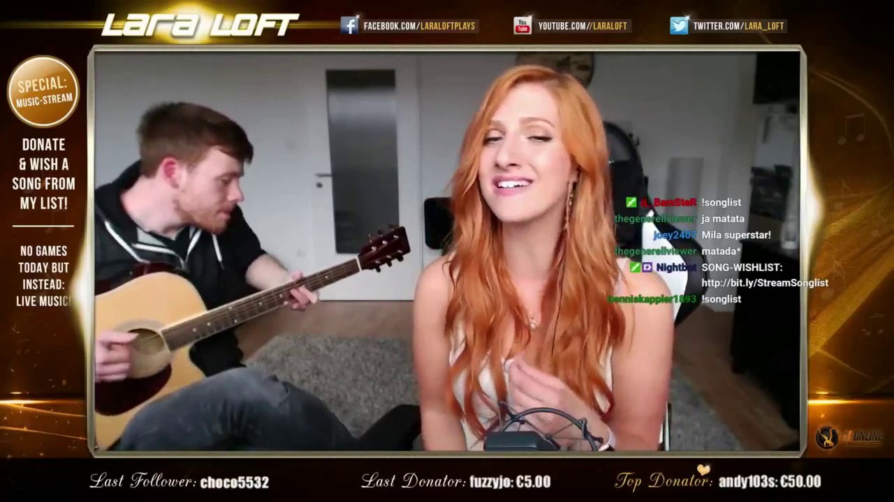 Hit The Road Jack - Ray Charles / Livestream-Cover ▶ LARA LOFT und Christoph / Jam-Session