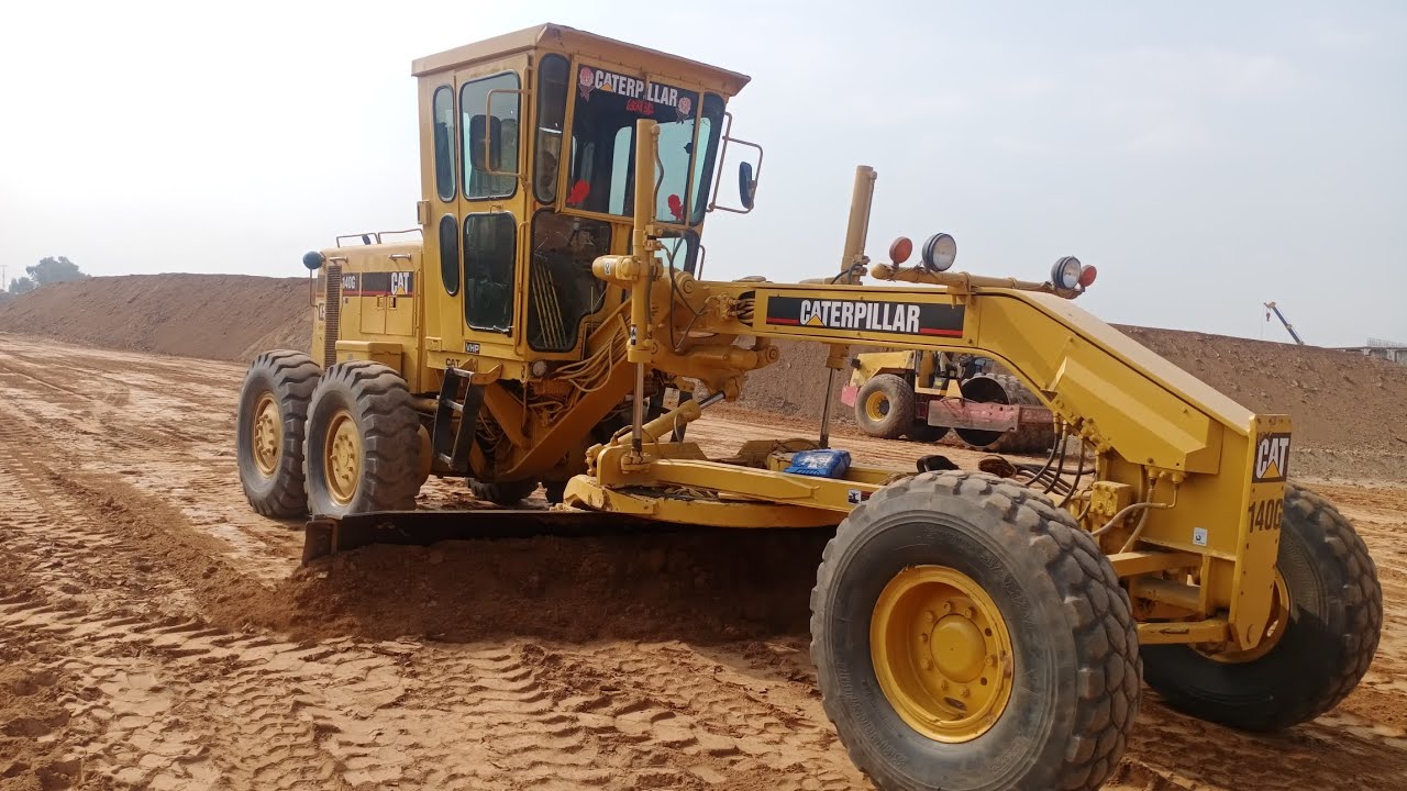 Road Construction Process Leveling Grading & Compaction