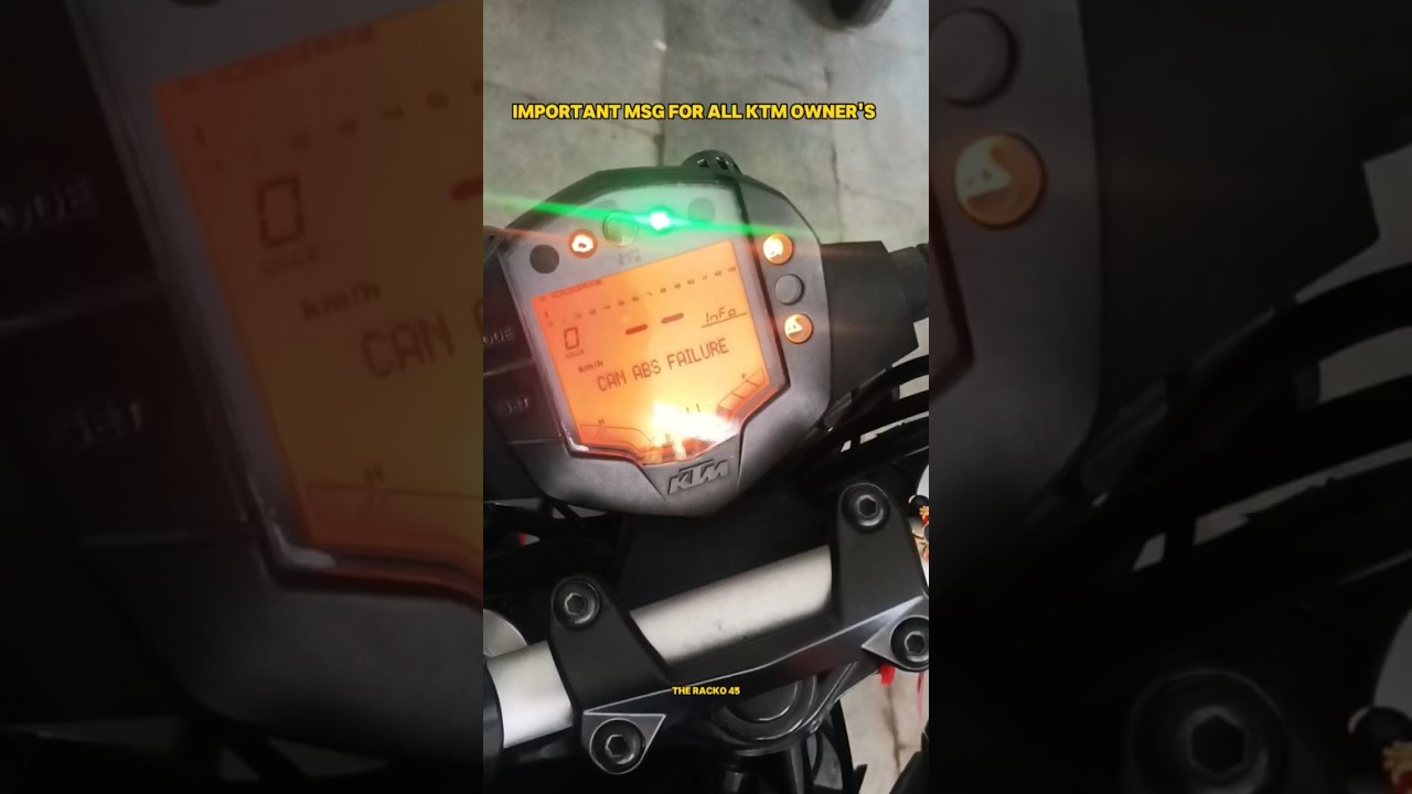 CAN ABS FAILURE Problem In New KTM duke 200 bs7 || ABS failure Problem In KTM bikes || abs failure💔