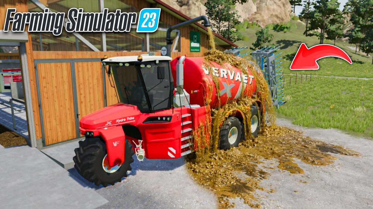 Переполнение цистерны с навозом в FS23? Farming Simulator 23