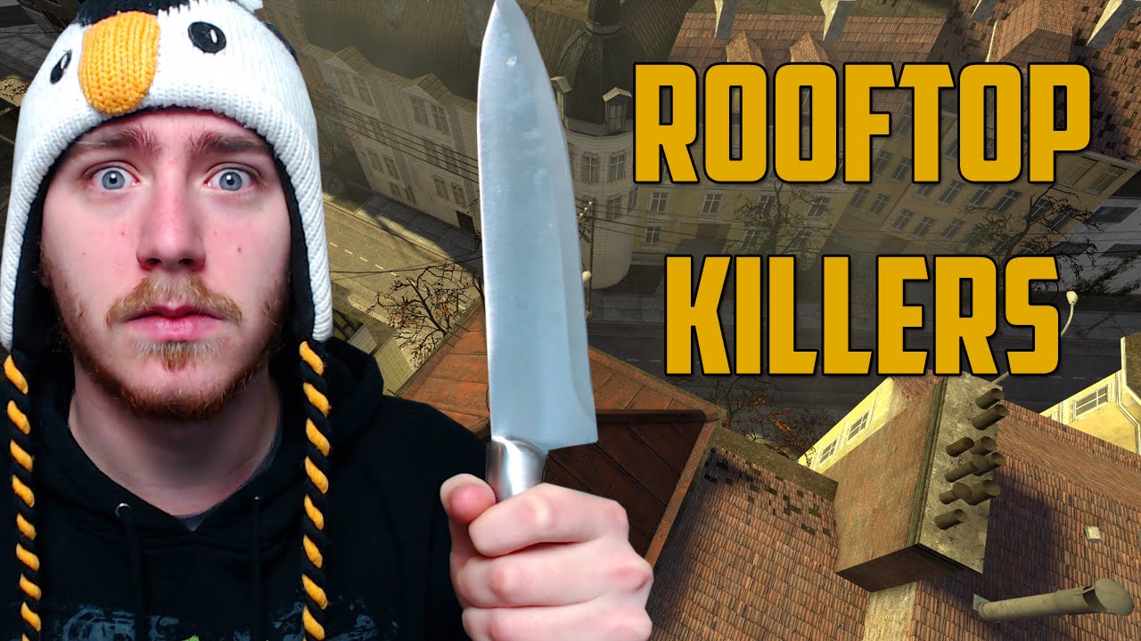 УБИЙЦЫ НА КРЫШАХ! (Garry's Mod: Murder)