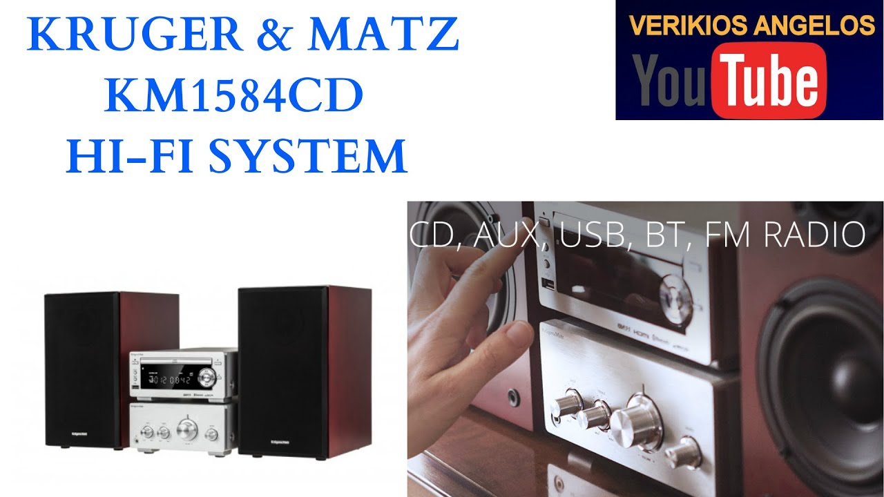 KRUGER & MATZ KM1584CD - HI FI SYSTEM