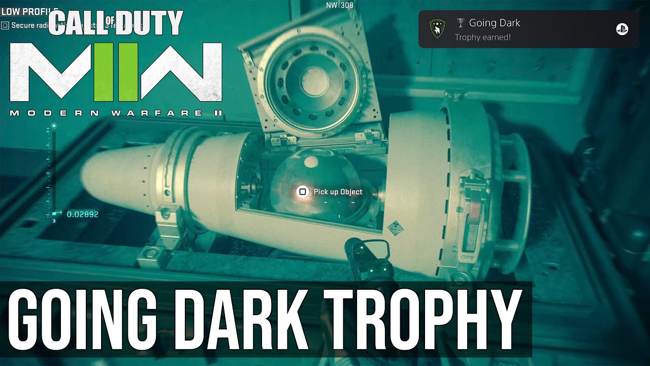 Going Dark Trophy (Complete Low Profile without Triggering Any Alarms) - COD Modern Warfare 2