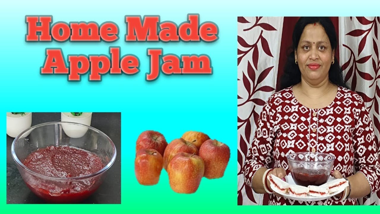 😋 homemade Apple jam easy recipe 🤤#youtubevideo #food#recipe 