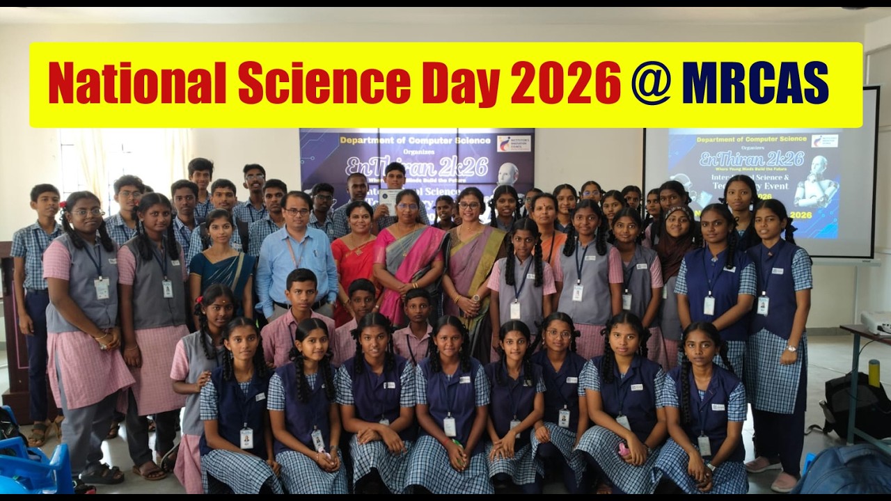 National Science Day 2026 @ MRCAS  #NationalScienceDay2026#NationalScienceDay #ScienceDay2026