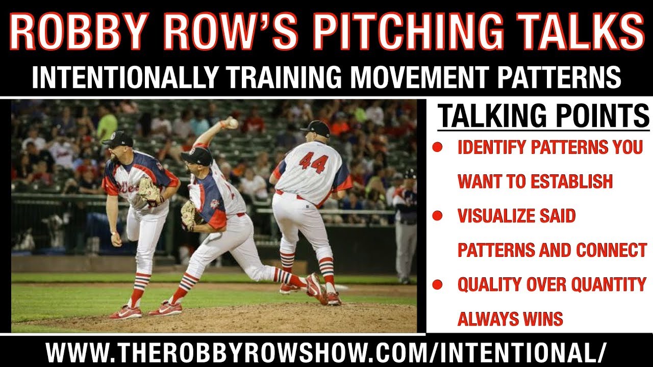 Intentionally Training Movement Patterns - Robby Row's Pitching Talks