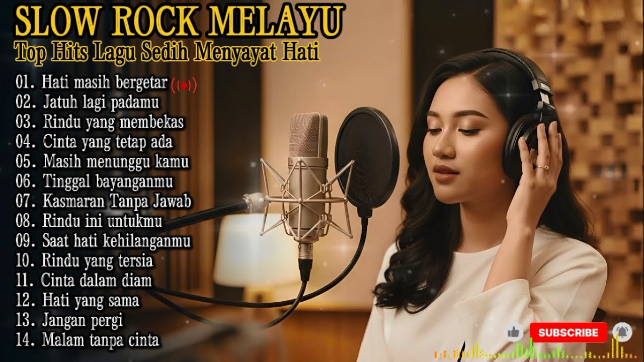 LAGU SLOW ROCK MELAYU 🎶 | Paling Sedih Menyayat Hati 😭 | Hati Masih Bergetat 💔