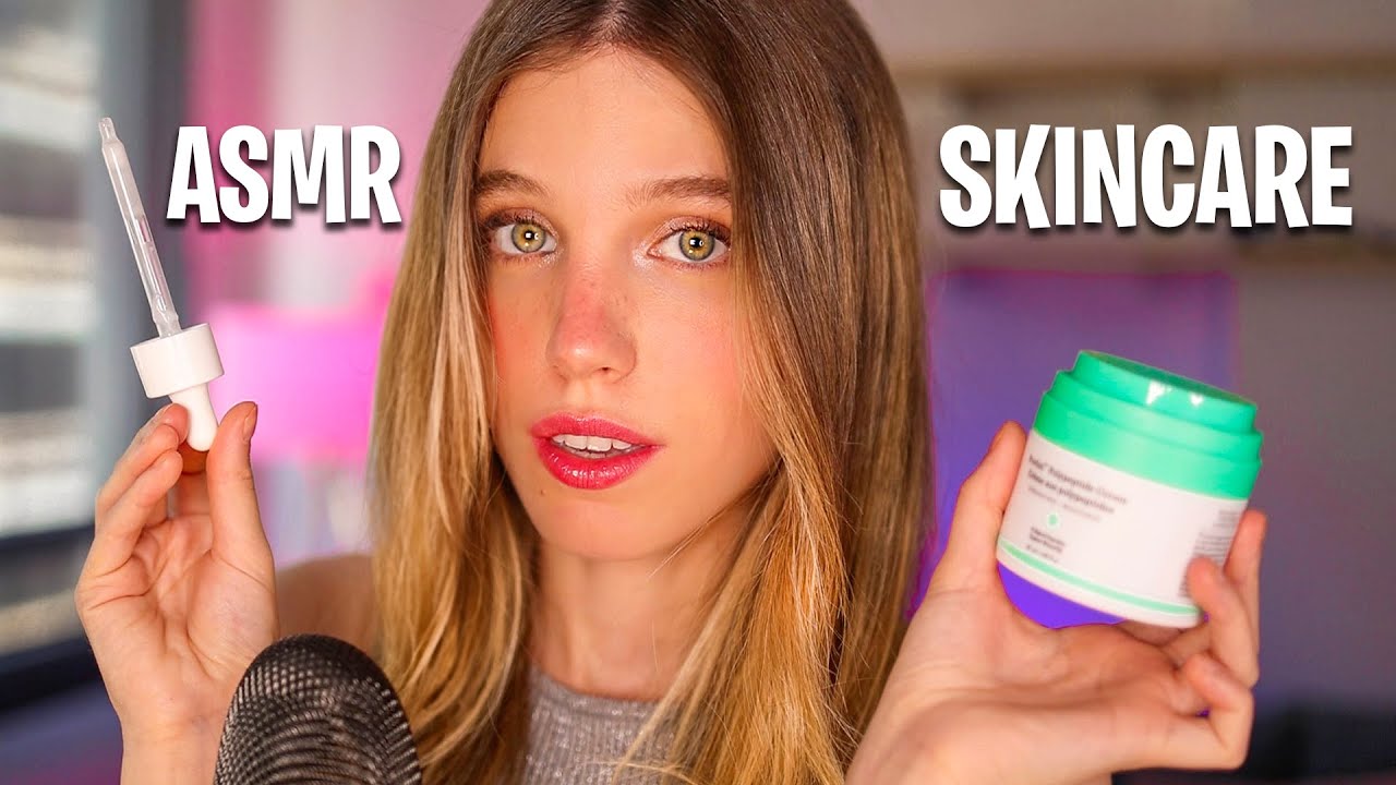 ASMR TE HAGO TU SKINCARE 🧖🏼‍♀️ Tratamiento facial y masaje facial para dormir (ROLEPLAY EN ESPAÑOL)