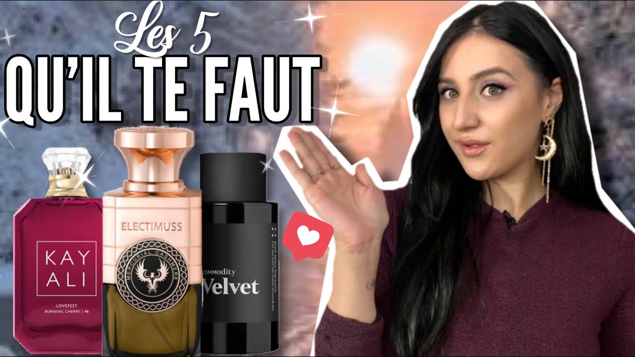TOP 5 PARFUMS INDISPENSABLES CET HIVER: sensuels, complimentés, velours et belles tenues.