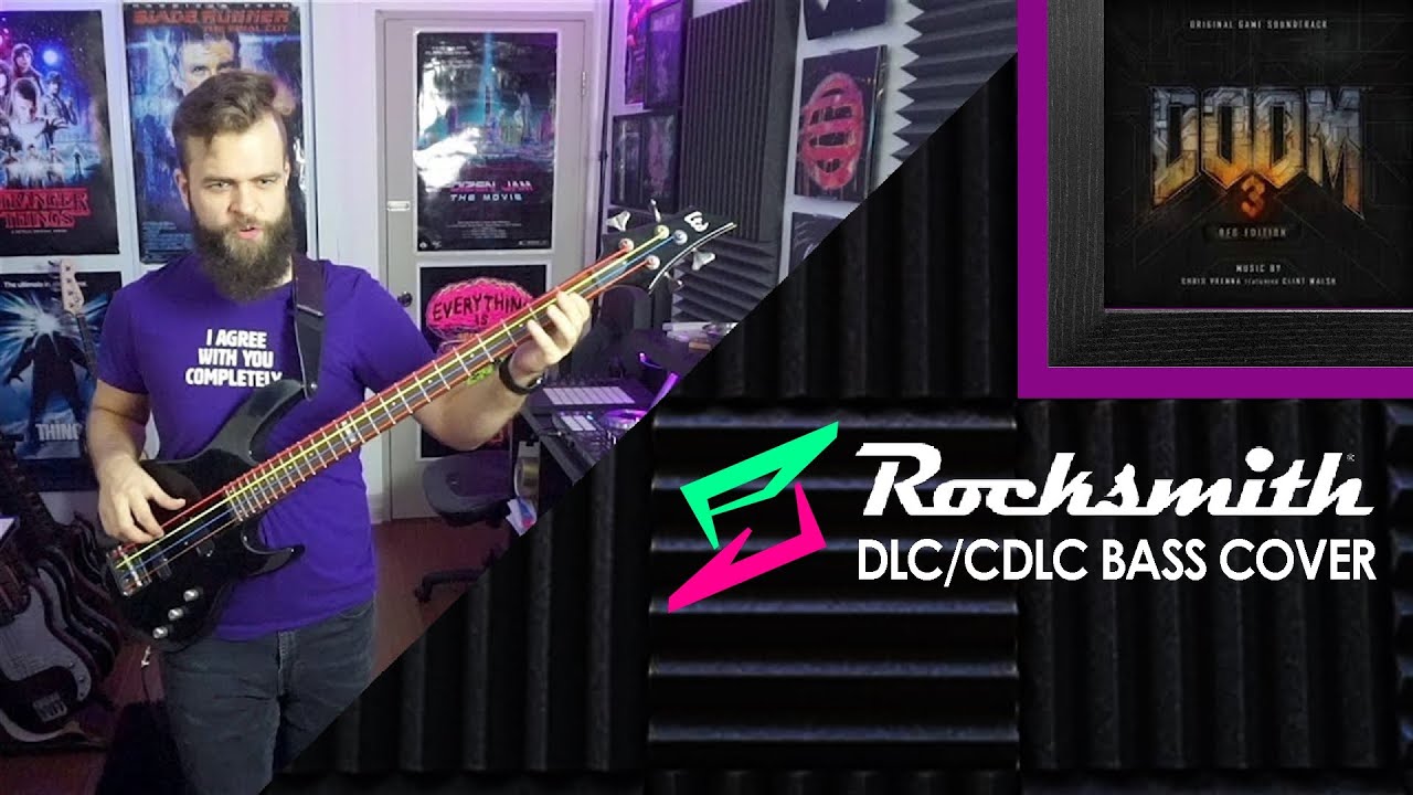Tweaker－DOOM 3 Main Theme｜Bass Tabs [Drop D][Rocksmith]