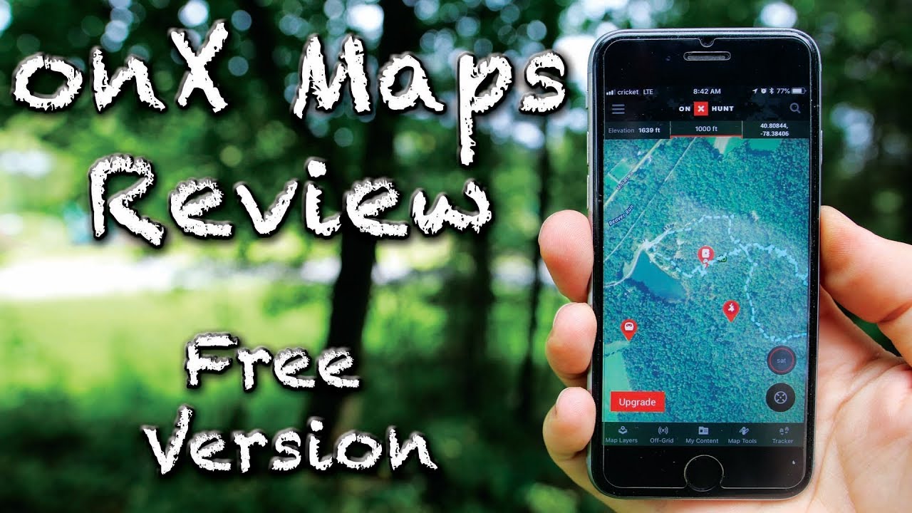 onX maps FREE version - Review and Tutorial