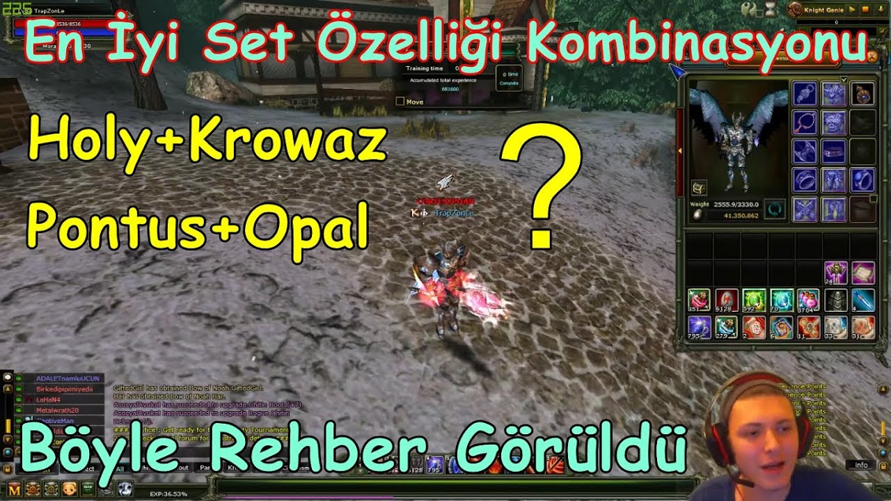 Knight Online Krowaz-Holy Set Kombinasyonu Ve En iyi Takılar Hangileridir?