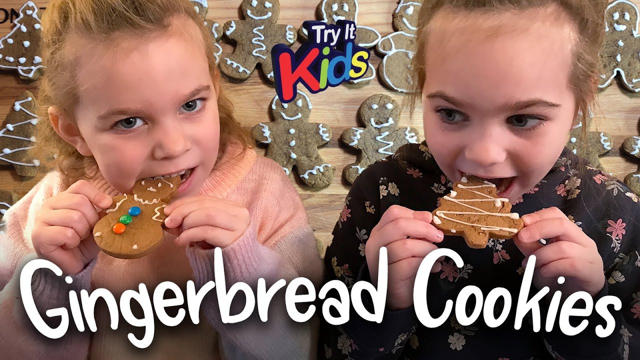 Easy Gingerbread Cookie Recipe   |  Kids Love Decorating and Eating