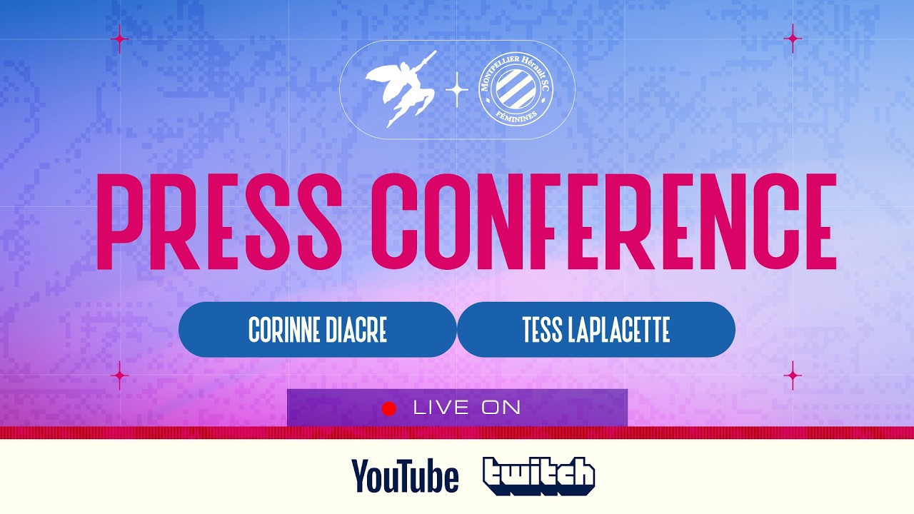 🎙️ Revivez la conf' de presse de Tess Laplacette et Corinne Diacre avant #OMMHSCF