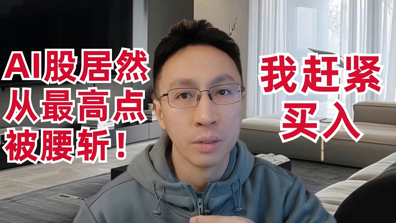 AI股居然从最高点被腰斩,我赶紧买入(个人分享,不作为投资建议)