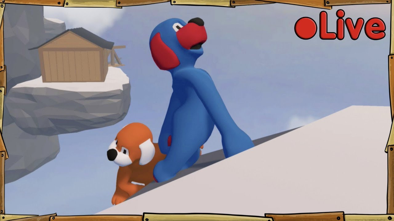 Human Fall Flat - W/Squid Nugget - 🔴 Live